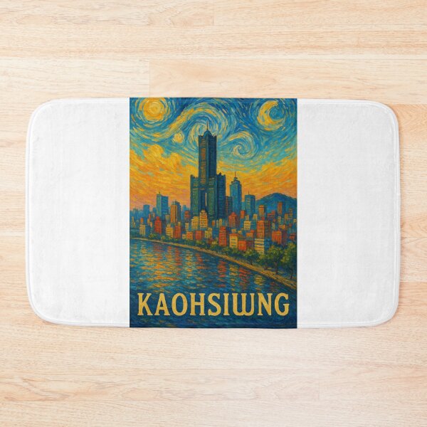 Item preview, Kaohsiung Waterfront and Mountain View at Dusk designed and sold by Aryabek.