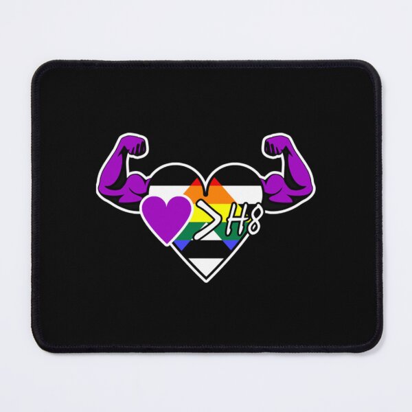 Item preview, Strong Heart Love Is Greater Than Hate (Pride Ally) designed and sold by HenrikHedlund.