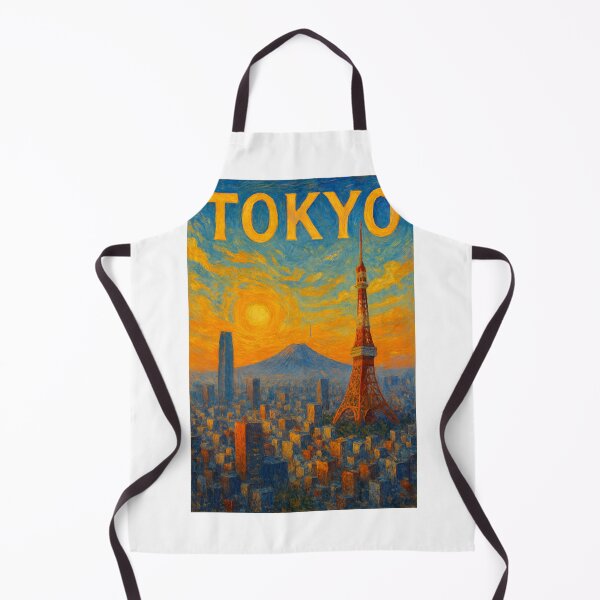 Item preview, Tokyo Skyline with Sunset and Mount Fuji designed and sold by Aryabek.