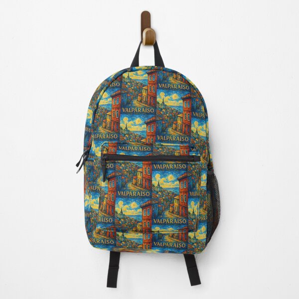 Item preview, Valparaíso Hillside View with Lutheran Church and Pacific Horizon designed and sold by Aryabek.