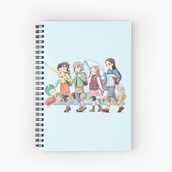 Yama no Susume - Aoi & Kokona Spiral Notebook for Sale by itsmedio