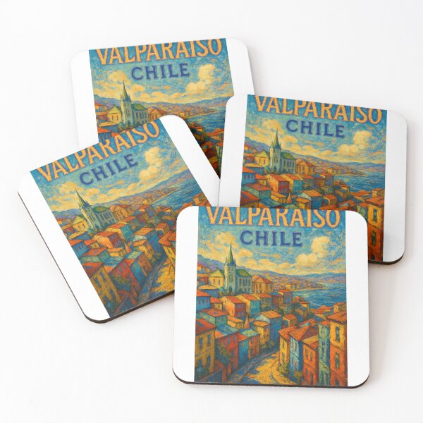Item preview, Valparaíso Chile Coastal Hills and Colorful Architecture designed and sold by Aryabek.