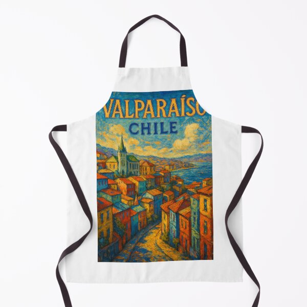 Item preview, Valparaíso Chile Coastal Hills and Colorful Architecture designed and sold by Aryabek.