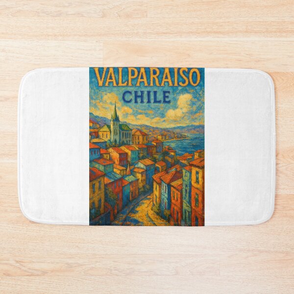 Item preview, Valparaíso Chile Coastal Hills and Colorful Architecture designed and sold by Aryabek.