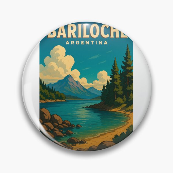 Item preview, Bariloche Argentina Lake Nahuel Huapi and Andes Mountains designed and sold by Aryabek.