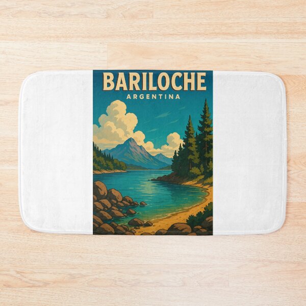 Item preview, Bariloche Argentina Lake Nahuel Huapi and Andes Mountains designed and sold by Aryabek.