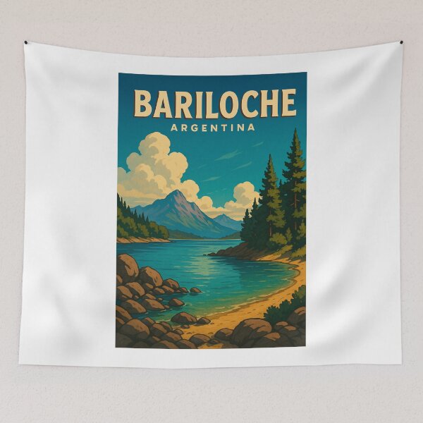 Item preview, Bariloche Argentina Lake Nahuel Huapi and Andes Mountains designed and sold by Aryabek.