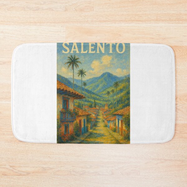Item preview, Salento Street View and Andes Mountains in Colombia designed and sold by Aryabek.