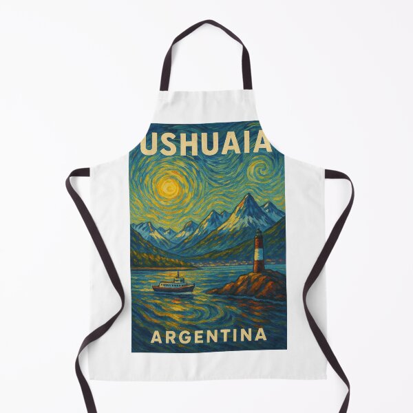 Item preview, Ushuaia Argentina Lighthouse and Beagle Channel Waters designed and sold by Aryabek.