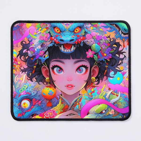 Item preview, Lunar Dragon Festival Anime Maiden designed and sold by bubblegoth.