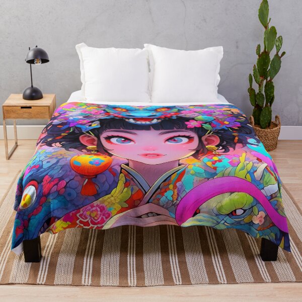 Item preview, Lunar Dragon Festival Anime Maiden designed and sold by bubblegoth.
