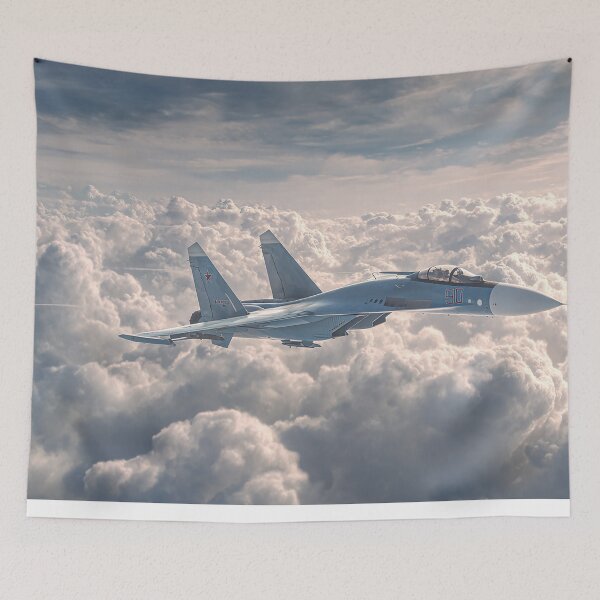 Item preview, Sukhoi Su-27 Above Distant Valley designed and sold by Skyframe Aviation.