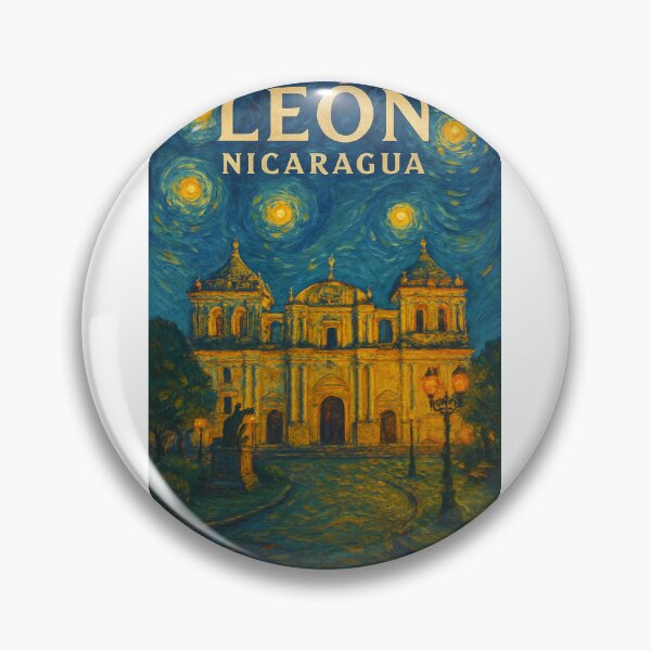 Item preview, León Nicaragua Cathedral under Night Sky designed and sold by Aryabek.