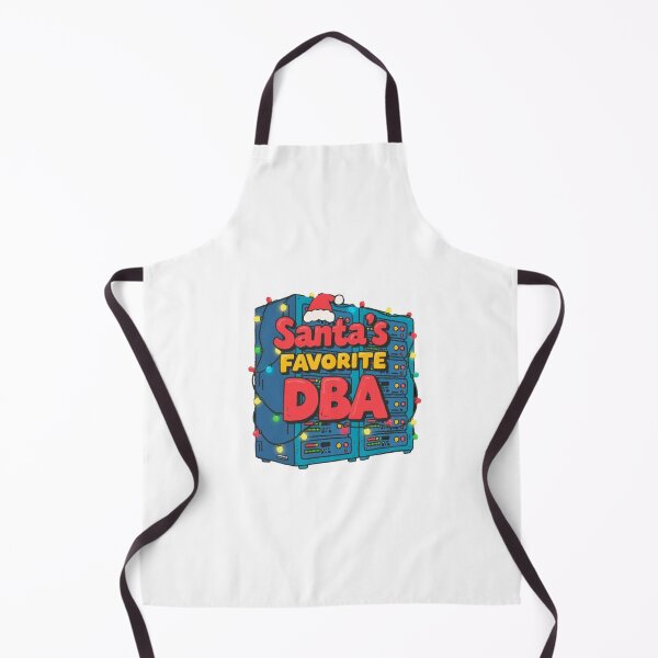 Item preview, Santa’s Favorite DBA Christmas Database Admin T-Shirt designed and sold by Muzgle.