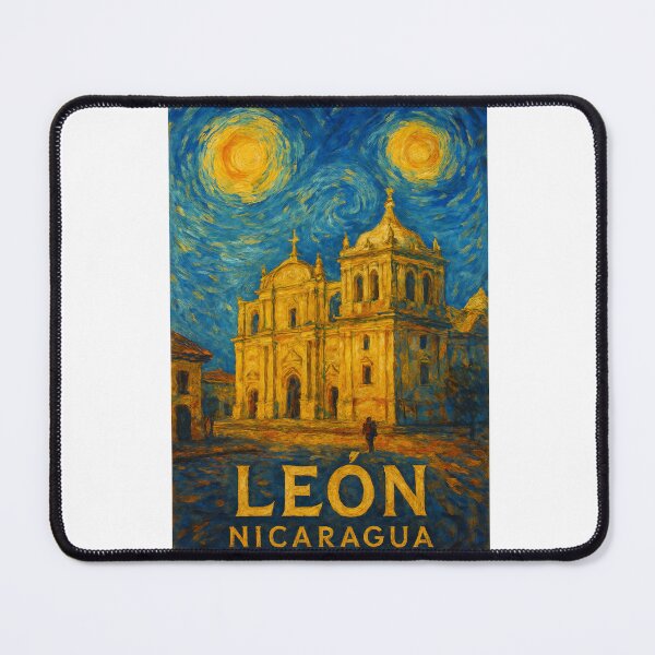 Item preview, León Nicaragua – Cathedral and Starry Sky designed and sold by Aryabek.