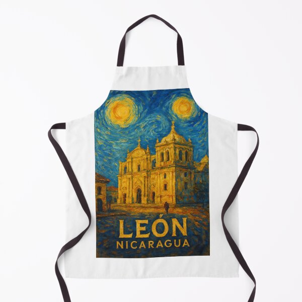Item preview, León Nicaragua – Cathedral and Starry Sky designed and sold by Aryabek.