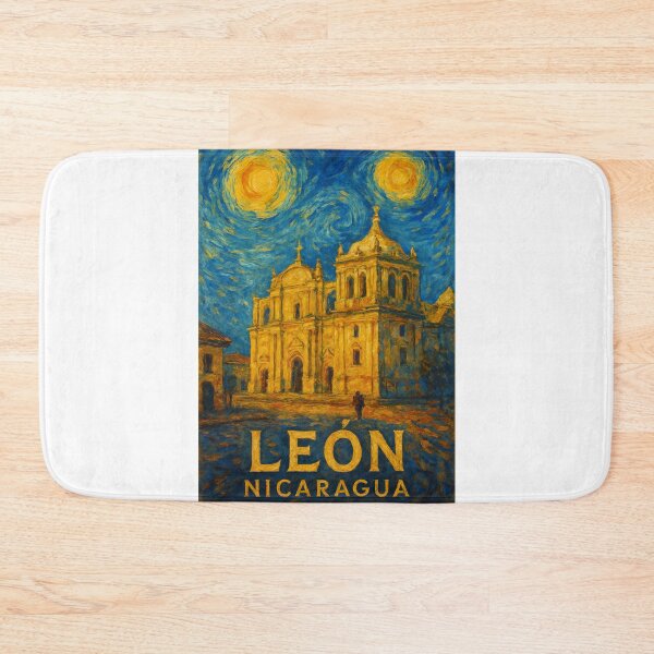 Item preview, León Nicaragua – Cathedral and Starry Sky designed and sold by Aryabek.