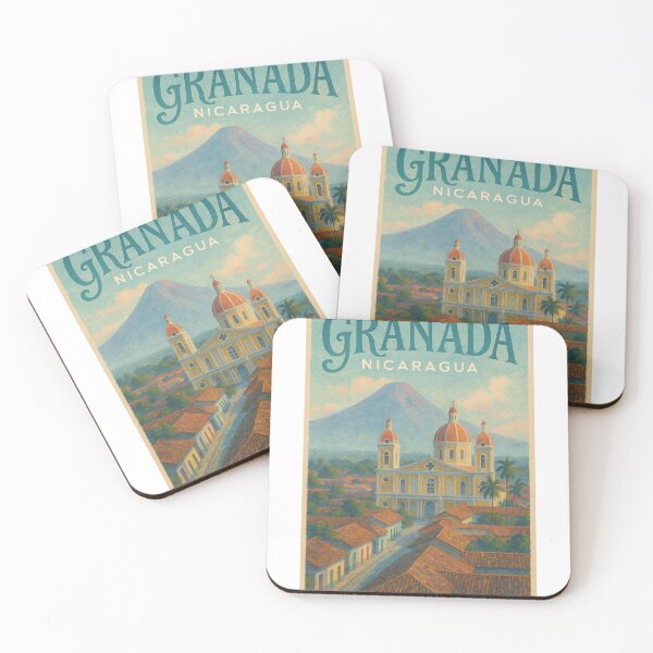 Item preview, Granada Nicaragua Cathedral and Mombacho Volcano designed and sold by Aryabek.