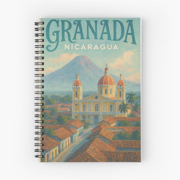 Item preview, Granada Nicaragua Cathedral and Mombacho Volcano designed and sold by Aryabek.