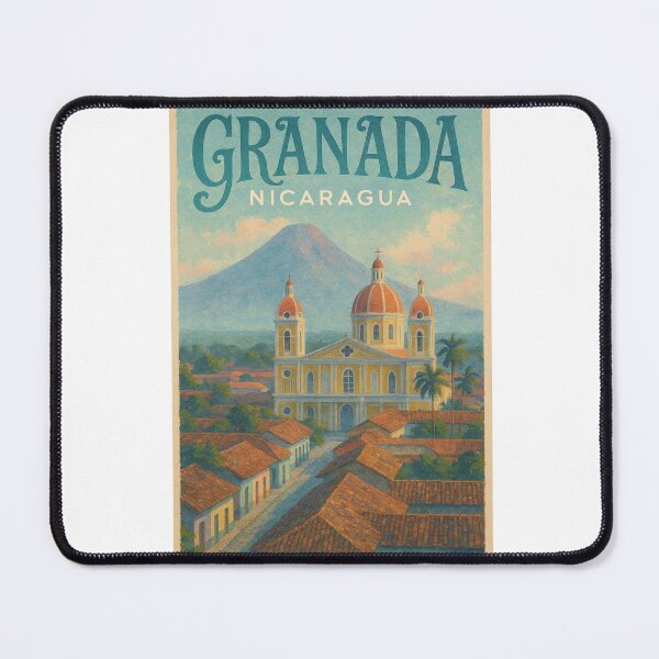 Item preview, Granada Nicaragua Cathedral and Mombacho Volcano designed and sold by Aryabek.