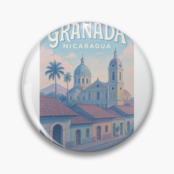 Item preview, Granada Nicaragua Street View and Colonial Cathedral designed and sold by Aryabek.