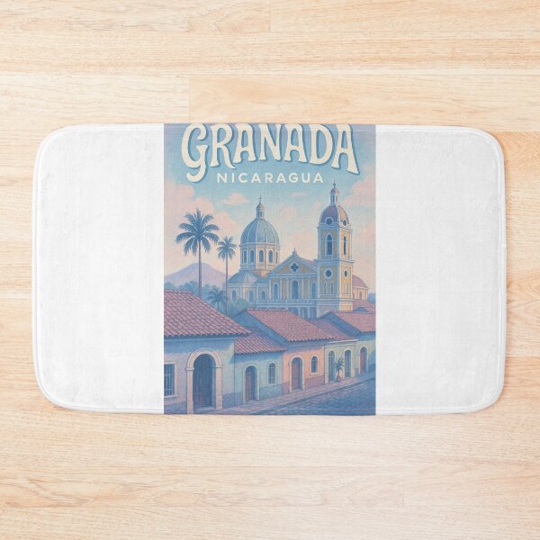 Item preview, Granada Nicaragua Street View and Colonial Cathedral designed and sold by Aryabek.
