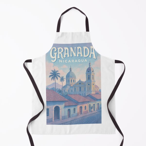 Item preview, Granada Nicaragua Street View and Colonial Cathedral designed and sold by Aryabek.