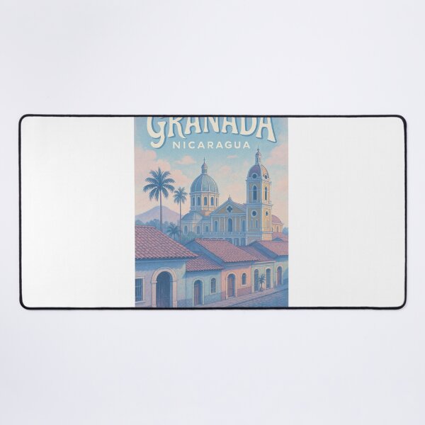 Item preview, Granada Nicaragua Street View and Colonial Cathedral designed and sold by Aryabek.