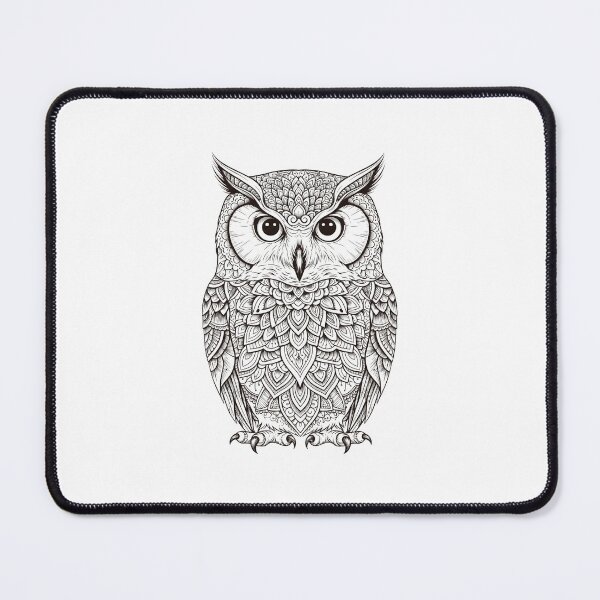 Item preview, Bohemian Mandala Tattooed Owl designed and sold by Apex Designs.