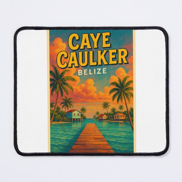 Item preview, Caye Caulker Belize Caribbean Dock and Sunset designed and sold by Aryabek.