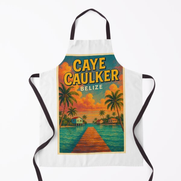 Item preview, Caye Caulker Belize Caribbean Dock and Sunset designed and sold by Aryabek.