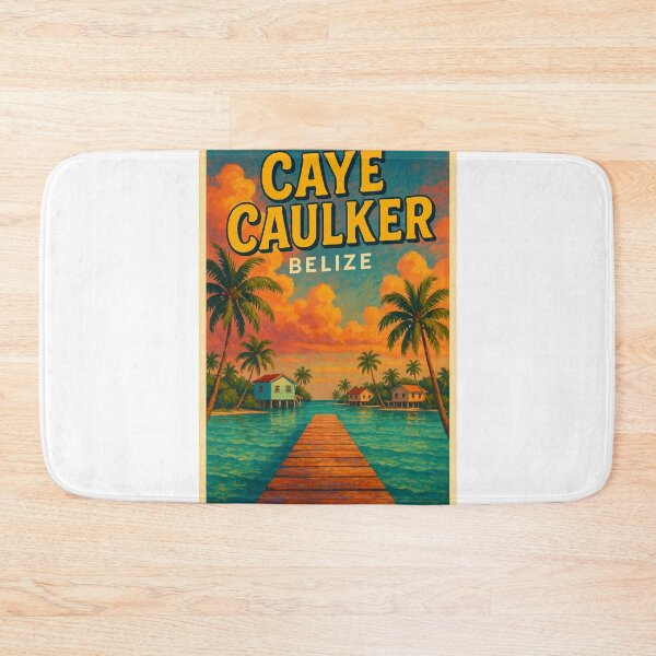 Item preview, Caye Caulker Belize Caribbean Dock and Sunset designed and sold by Aryabek.