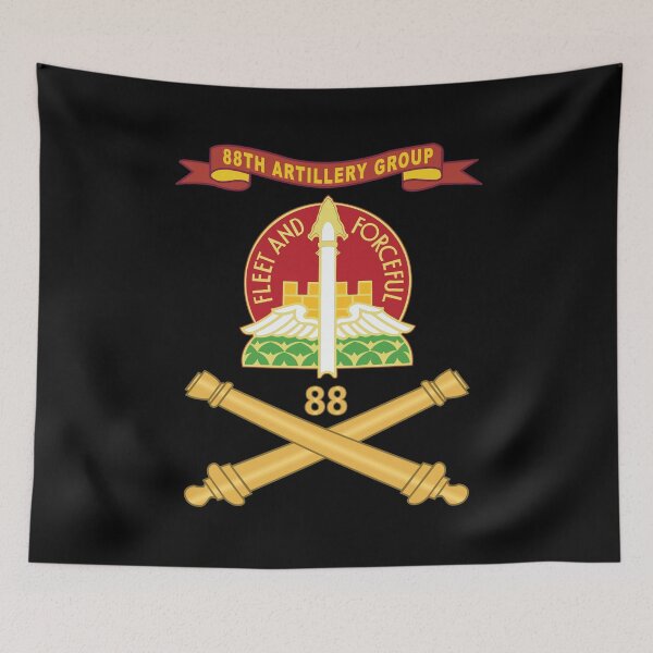 Item preview, 88th Artillery Group - DUI w Number Br - Ribbon X 300 designed and sold by Military Insignia Products.