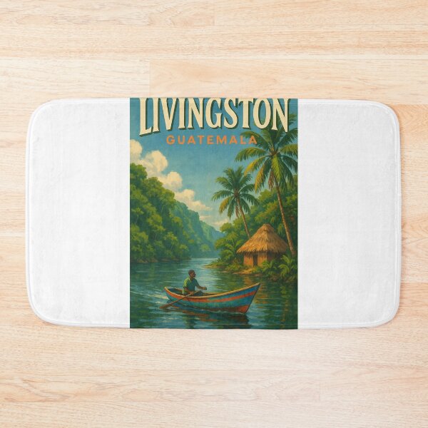 Item preview, Livingston Guatemala Canoe on Rio Dulce Jungle River designed and sold by Aryabek.