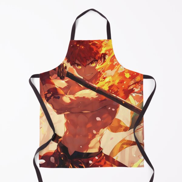 Item preview, Shirou Emiya Fate Stay Night Anime Flaming Warrior designed and sold by juniorcastros.