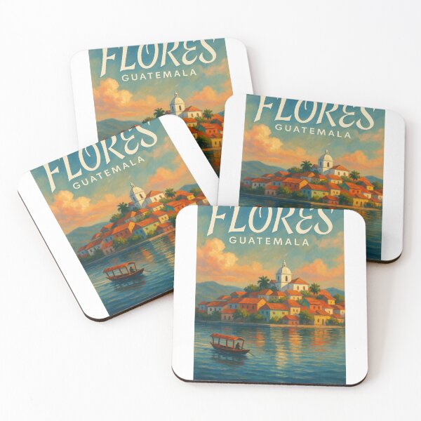 Item preview, Flores Guatemala Island Town on Lake Petén Itzá designed and sold by Aryabek.