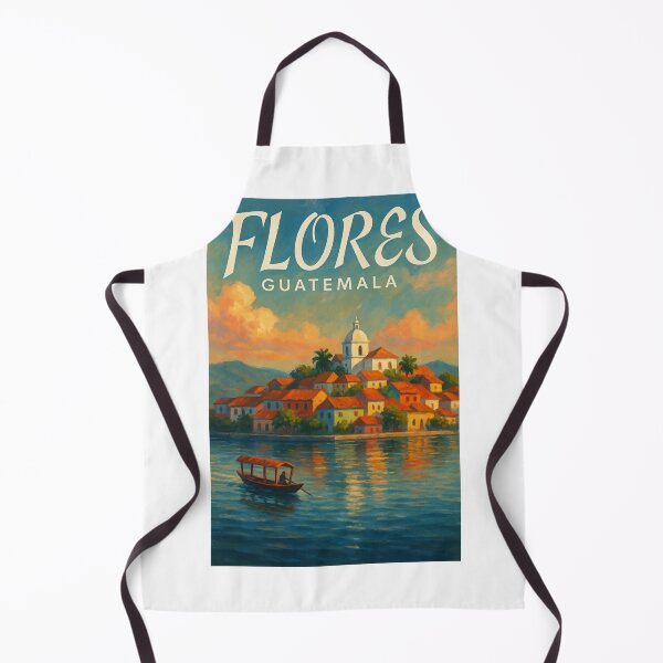 Item preview, Flores Guatemala Island Town on Lake Petén Itzá designed and sold by Aryabek.