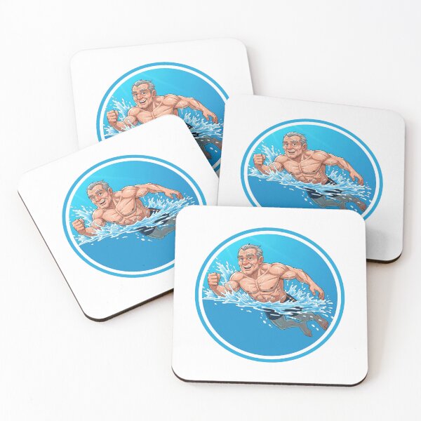 Item preview, Swimmer Swimming Muscle Dad designed and sold by muscledaddies.