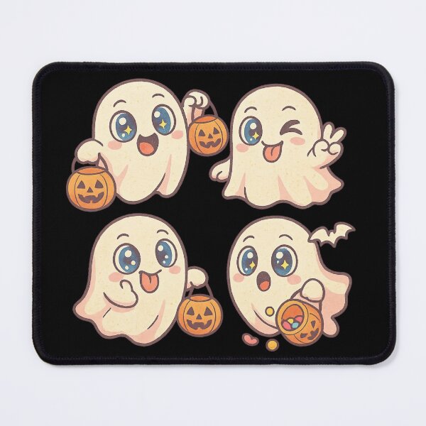 Item preview, Cute Kawaii Ghost Halloween Trick or Treat Pumpkin Design designed and sold by DKKShop.