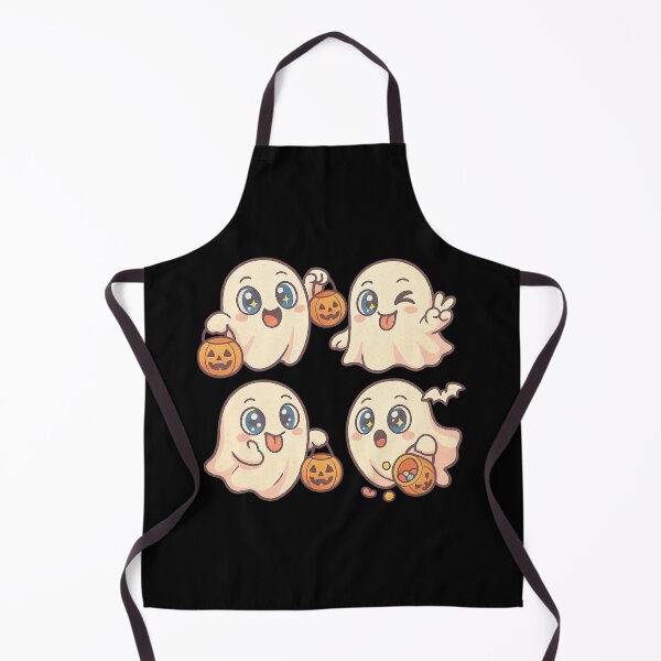 Item preview, Cute Kawaii Ghost Halloween Trick or Treat Pumpkin Design designed and sold by DKKShop.