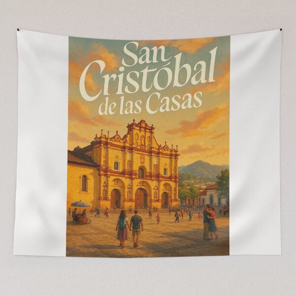 Item preview, San Cristóbal de las Casas Cathedral and Main Plaza designed and sold by Places On Earth.