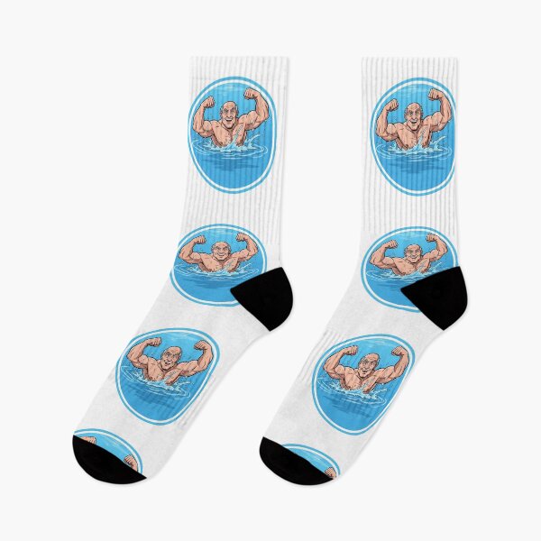 Item preview, Bodybuilder Daddy Swimmer Swimming designed and sold by muscledaddies.