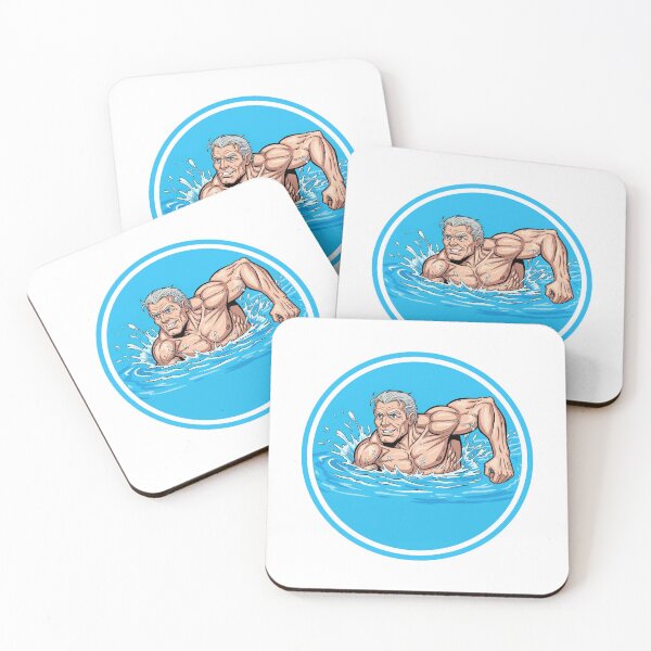 Item preview, Muscular Dad Swimmer Swimming designed and sold by muscledaddies.