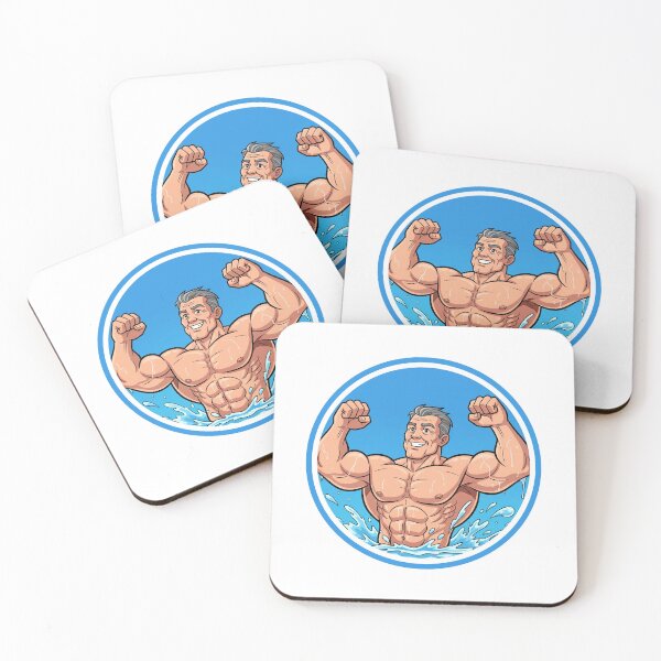 Item preview, Strong Gym Dad Swimmer Swimming designed and sold by muscledaddies.