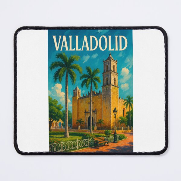 Item preview, Valladolid Yucatán Church and Colonial Plaza View designed and sold by Places On Earth.