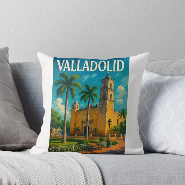 Item preview, Valladolid Yucatán Church and Colonial Plaza View designed and sold by Places On Earth.