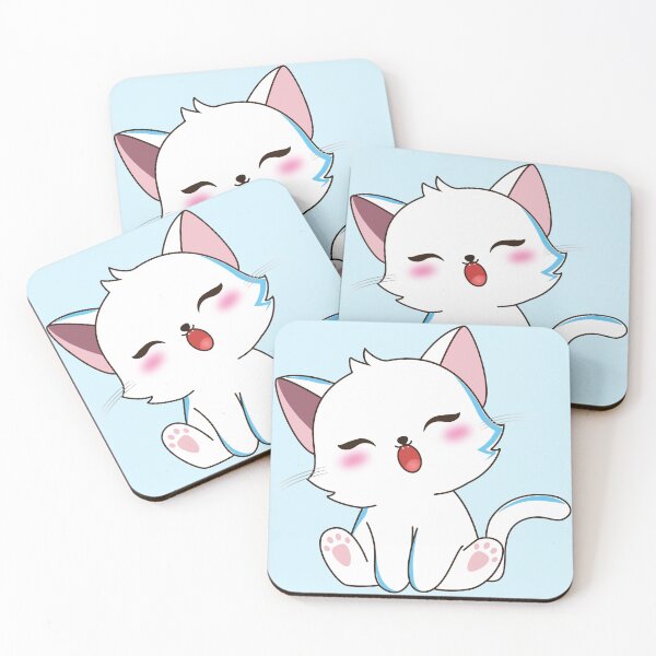 Artikelvorschau, Entzückende Kawaii-Katzenillustration entworfen und verkauft von RosetteArtists.