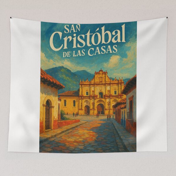Item preview, San Cristóbal de las Casas Colonial Street View designed and sold by Places On Earth.