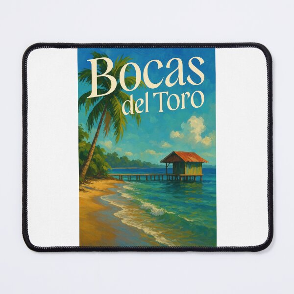 Item preview, Bocas del Toro Panamá Overwater Bungalow Scene designed and sold by Places On Earth.