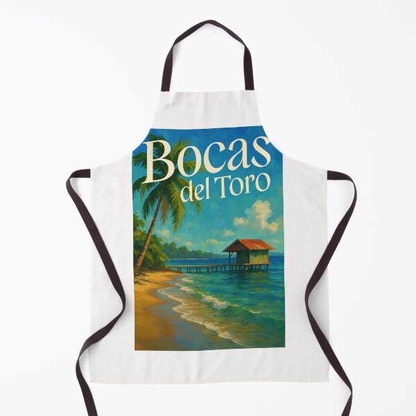 Item preview, Bocas del Toro Panamá Overwater Bungalow Scene designed and sold by Places On Earth.